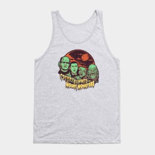 Creepy Summer in Mount Monsters Tank Top